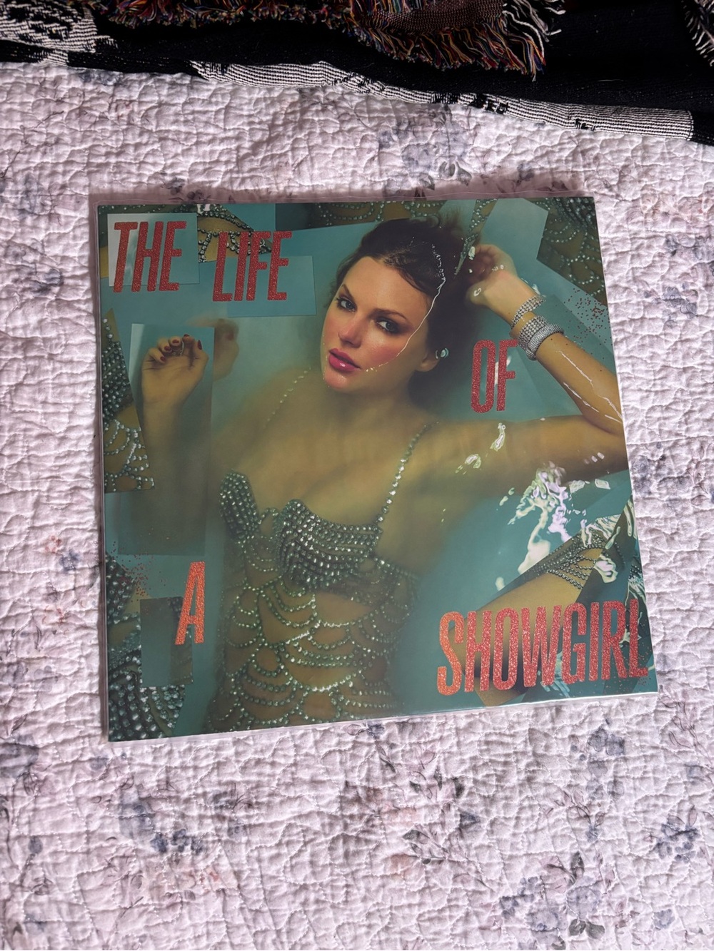 The Life of a Showgirl Vinyl — Orange glitter (standard pressing)